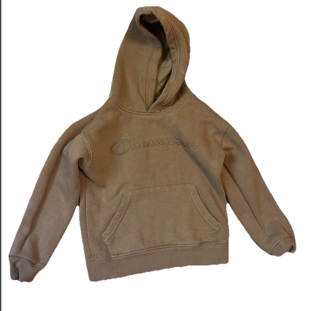 Champion Boys Hoodie Brown Size 5